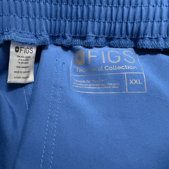 FIGS Royal Blue Scrub Pants - Picture 6 of 8